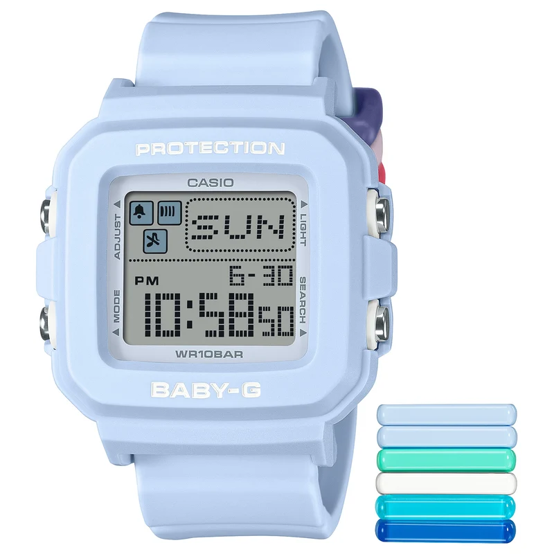 Montre Casio Baby-G BGD-10L-2 Femme Bleu