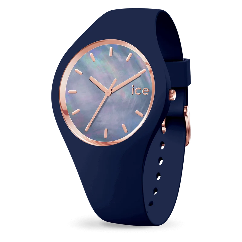 Ice Watch - Montre Silicone Bleu Cadran Nacré Small