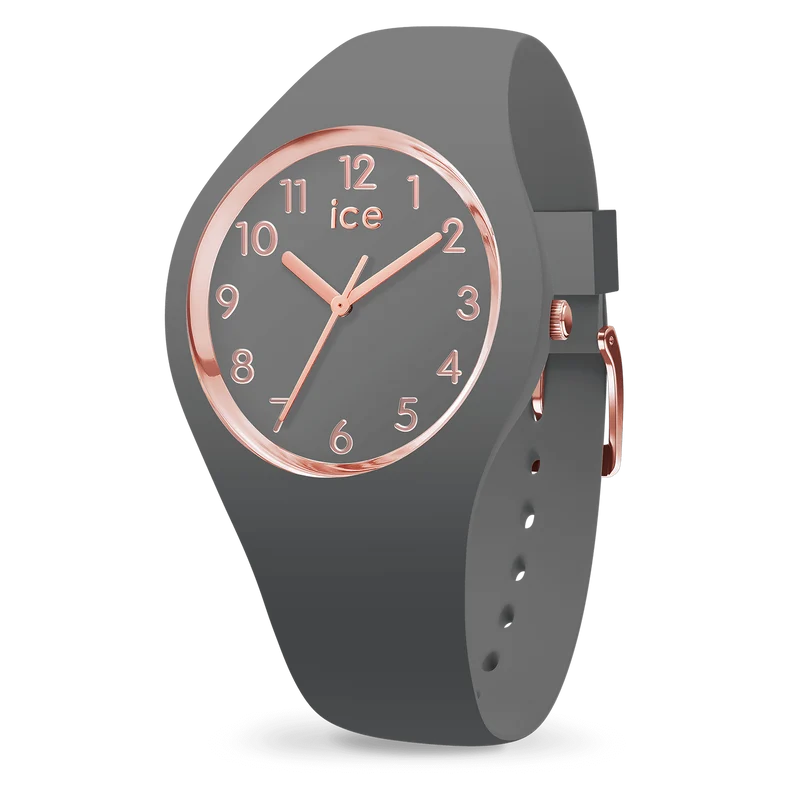 Ice Watch - Montre Silicone Gris & Rose Small