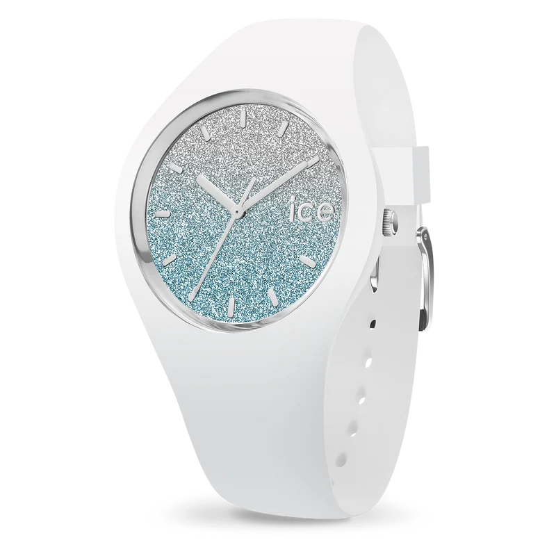 Ice Watch - Montre Silicone Blanc & Dégradé Bleu Small