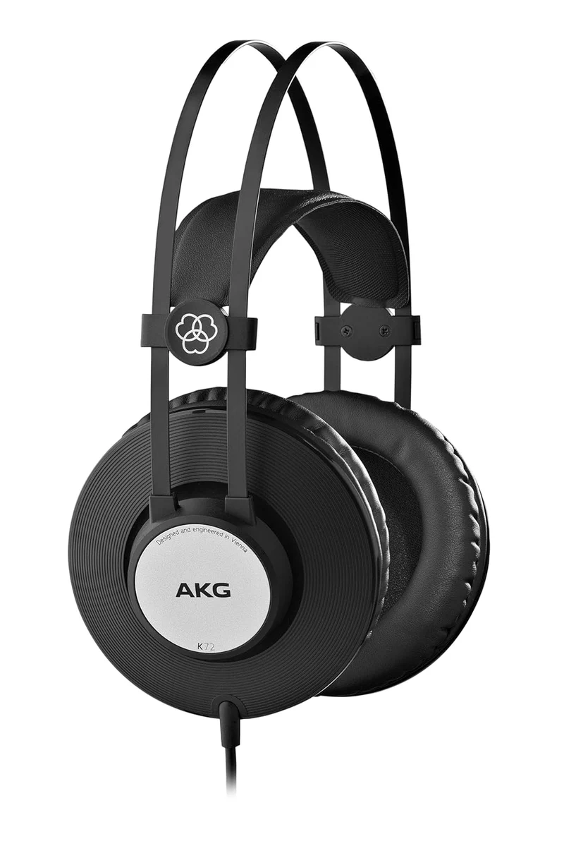AKG K72 Closed Back Studio Headphones, Black