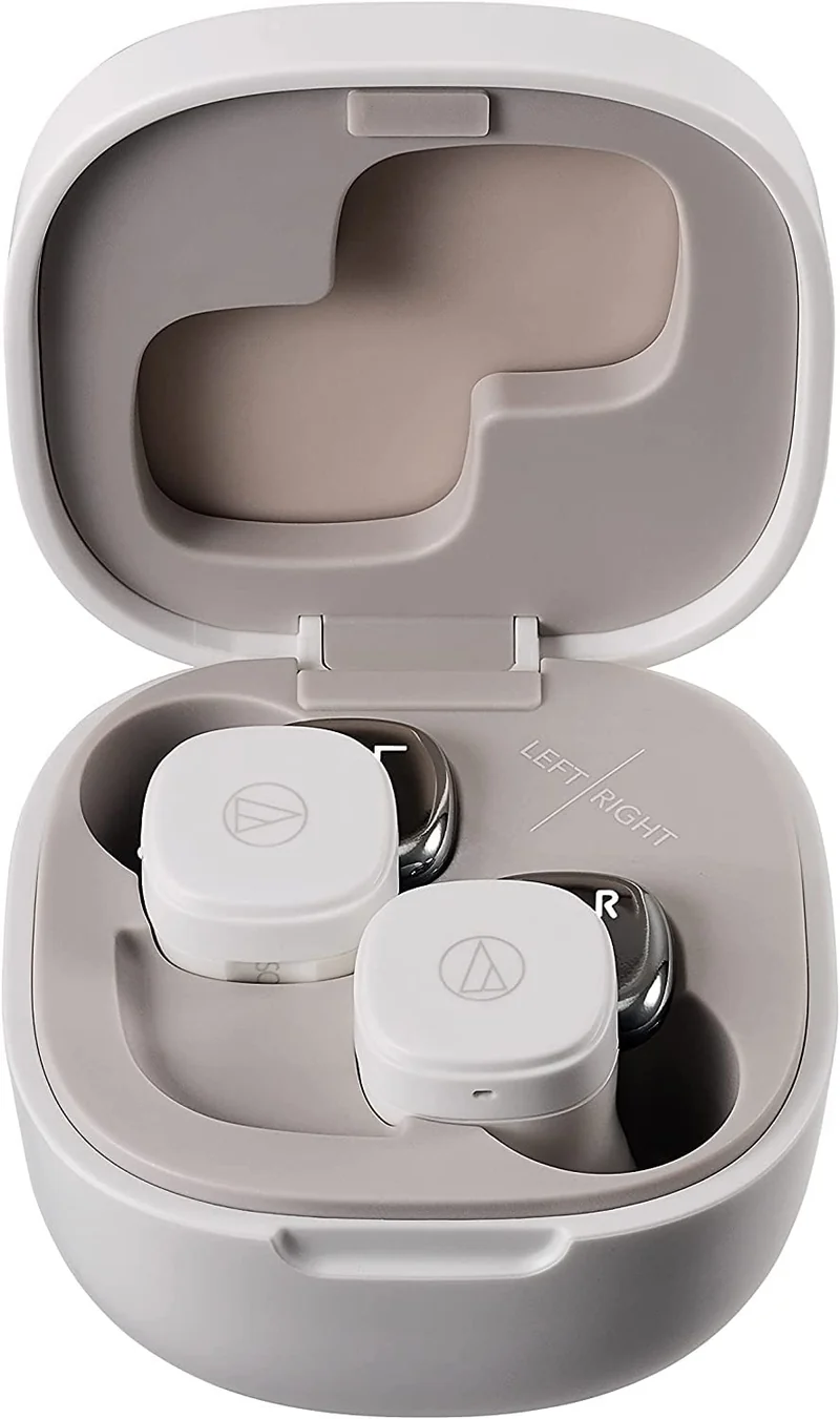Audio-Technica ATH-SQ1TWWH Wireless in-Ear Headphones, White