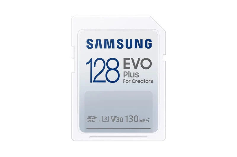 Samsung EVO Plus 64GB, SDXC, UHS-I, U1, Upto 130MB/s, FHD, Card for DSLR and mirrorless Cameras (MB-SC64K)