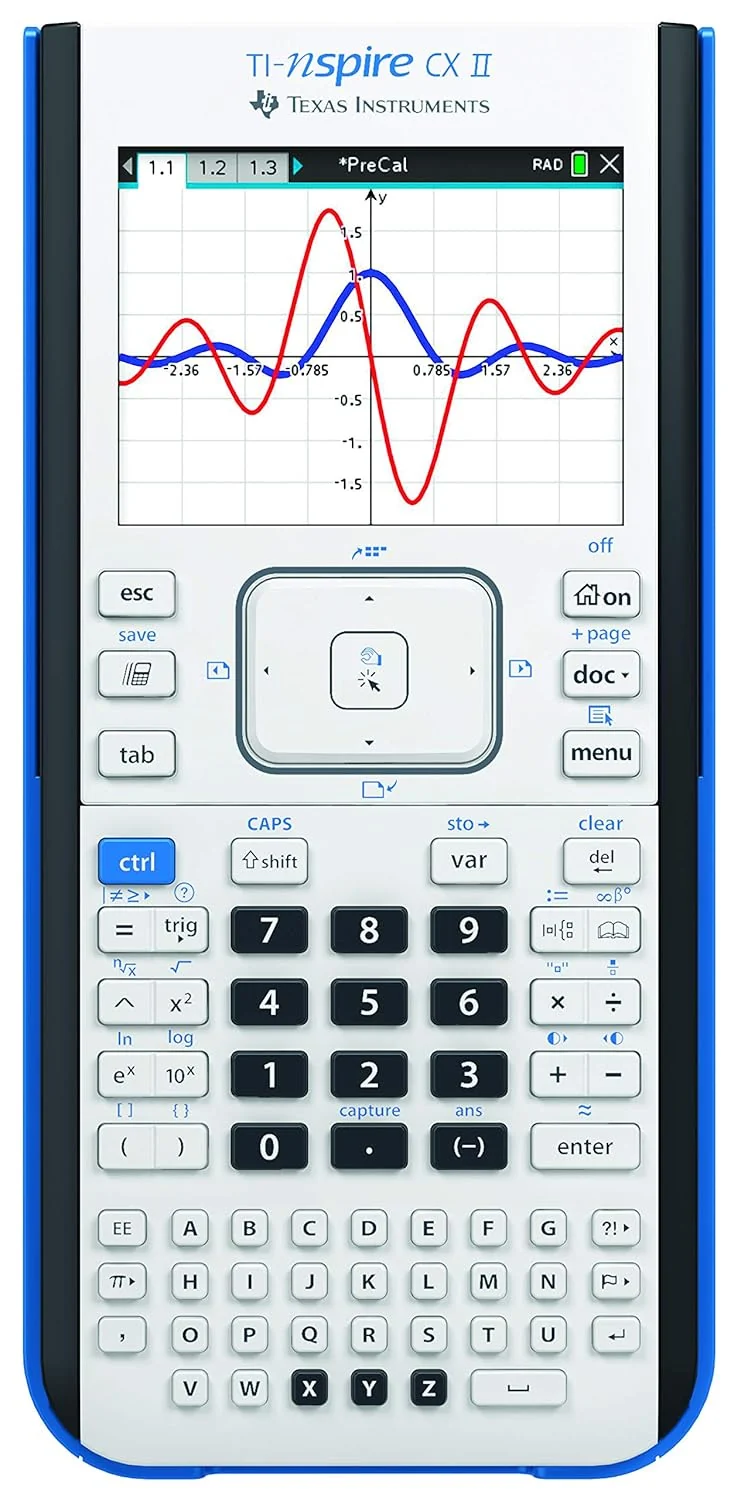 TEXAS INSTRUMENTS TI-Nspire CX II Graphing Calculator