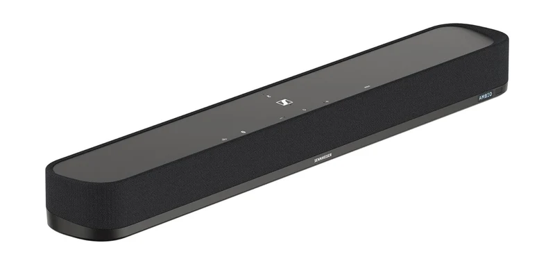 Sennheiser AMBEO Soundbar Mini - Dolby Atmos, 250 Watts Immersive 3D Audio,Room Size up to 250 sq ft, Movies & Music - Multiple Connectivity (Bluetooth, Wi-Fi), Designed in Germany, 2 Yr Warranty