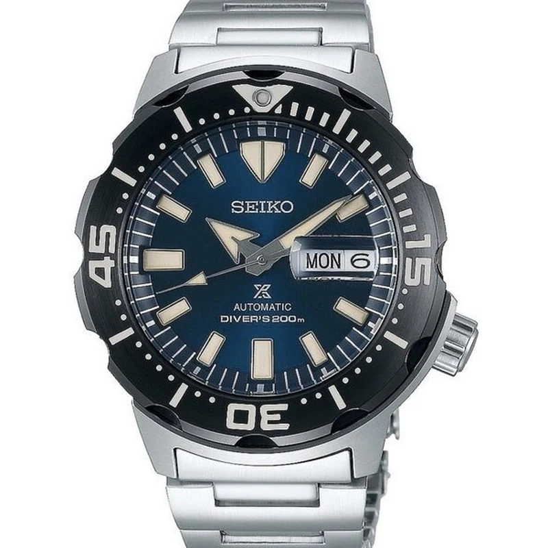 Montre Seiko Prospex Automatique Homme SRPD25K1 Monster Bleu