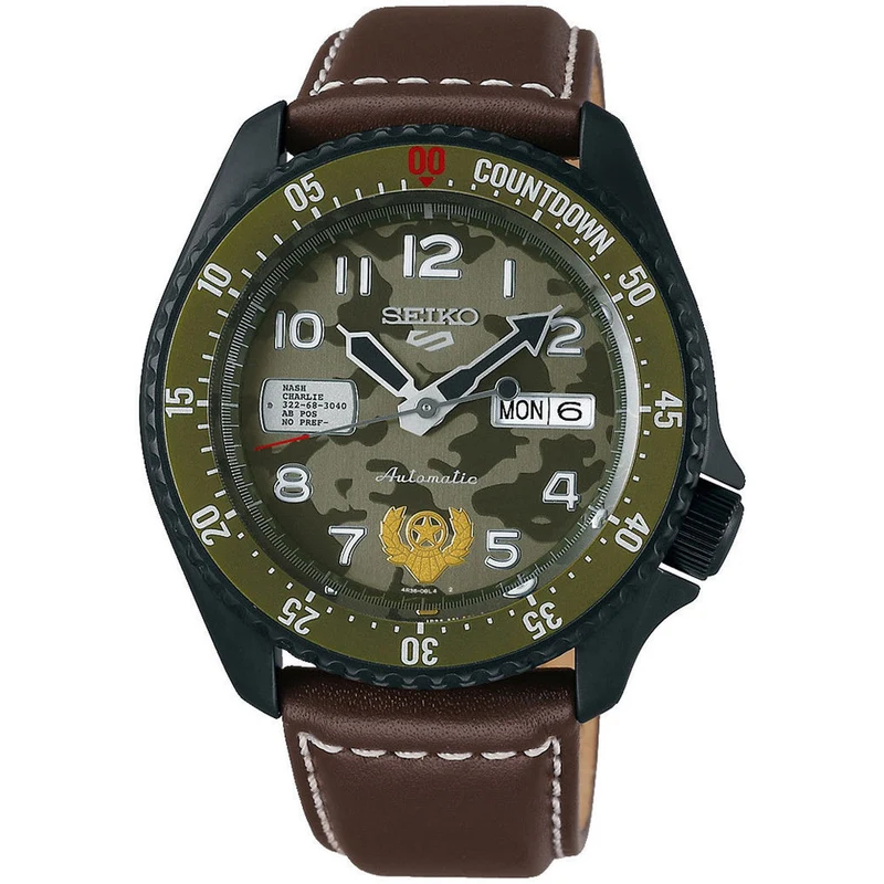 Montre Seiko 5 Sports Homme Automatique SRPF21K1 Édition Limitée Street Fighter V Guile