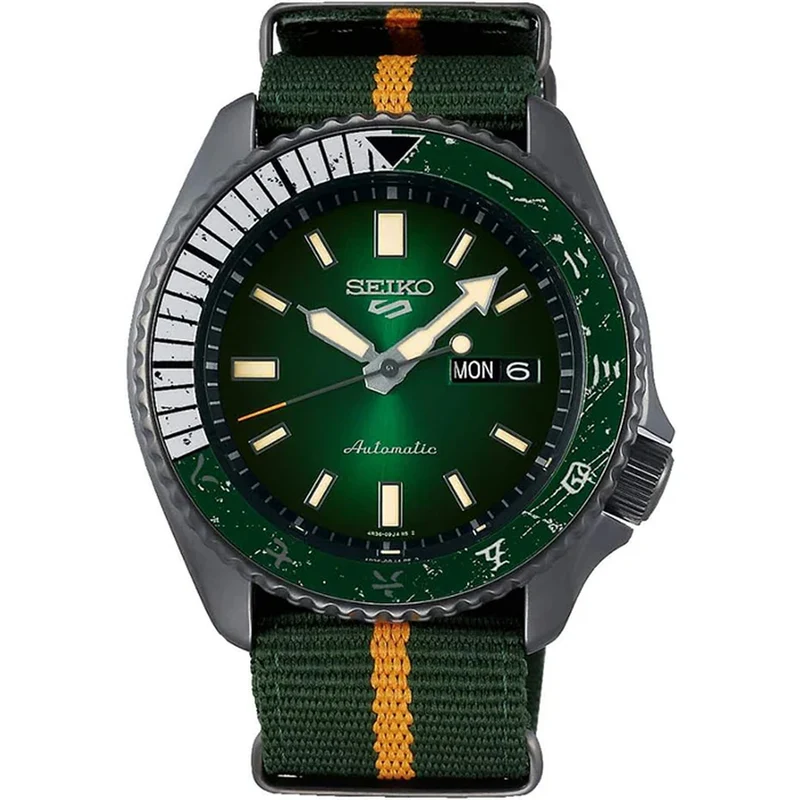 Montre Seiko 5 Sports Homme SRPF73K1 Rock Lee édition Limitée Naruto & Boruto