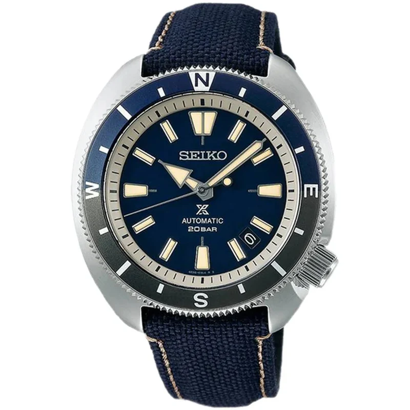 Montre Seiko Prospex Automatique Homme SRPG15J1 Bleu Land Tortoise