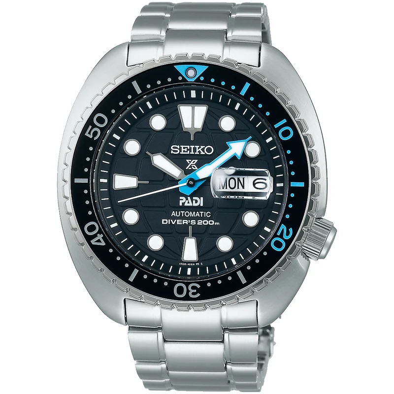 Montre Seiko Prospex PADI Homme Automatique SRPG19K1 Noir Bleu Édition King Turtle