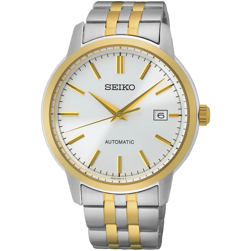 Montre Seiko Classique Homme Automatique SRPH92K1 Argenté Doré
