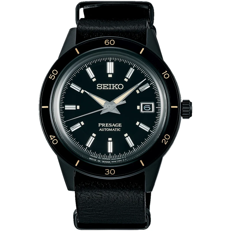 Montre Seiko Presage Homme Automatique SRPH95J1 Noir