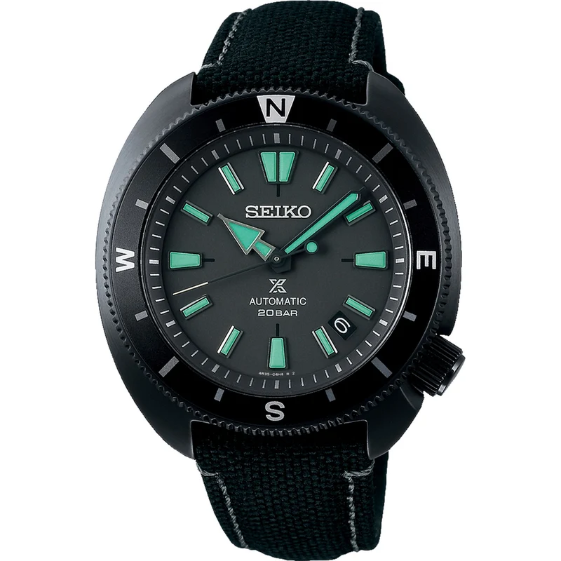 Montre Seiko Prospex Homme Automatique SRPH99K1 Turtle Black Series