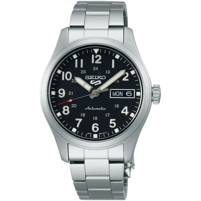 Montre Seiko 5 Sports Homme Automatique SRPJ81K1 Midfield Sports Noir