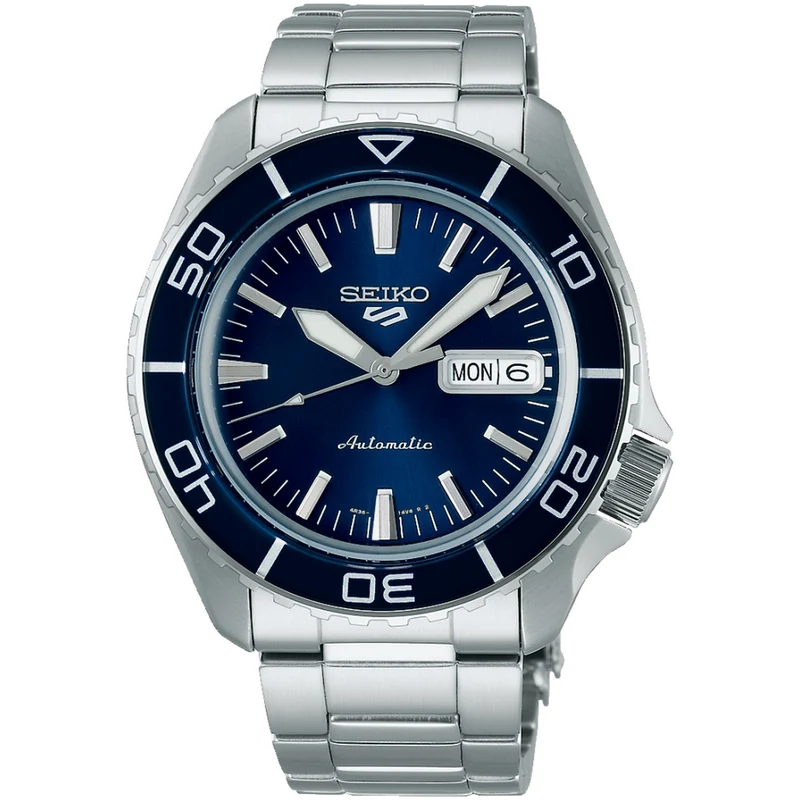 Montre Seiko 5 Sports Homme Automatique SRPK97K1 Bleu