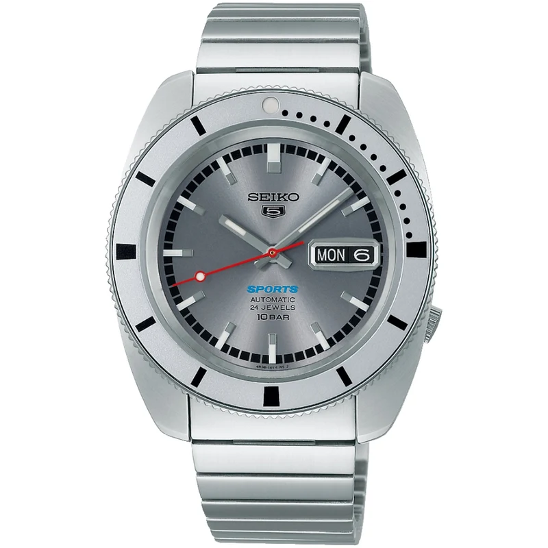 Montre Seiko 5 Sports Homme Automatique SRPL03K1 Argenté Édition Limitée Re-Creation