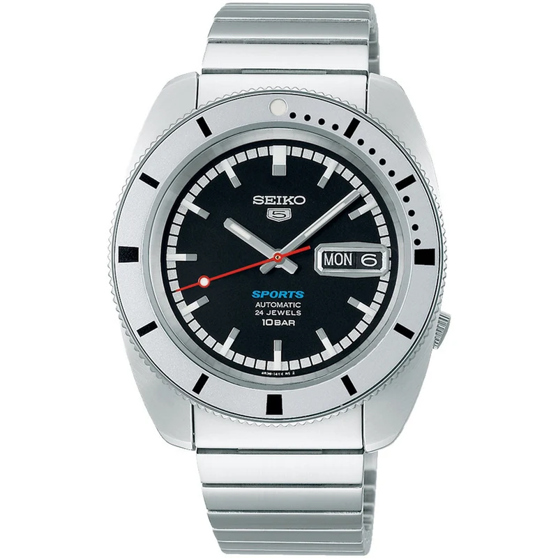 Montre Seiko 5 Sports Homme Automatique SRPL05K1 Noir Édition Limitée Re-Creation