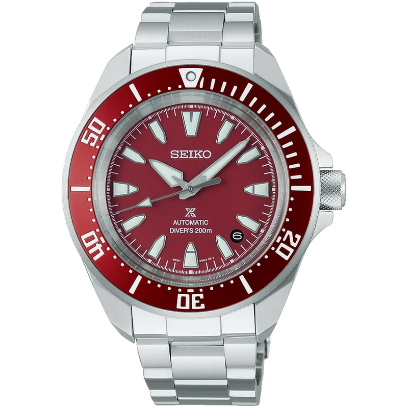Montre Seiko Prospex Homme Automatique SRPL11K1 Rouge Samurai