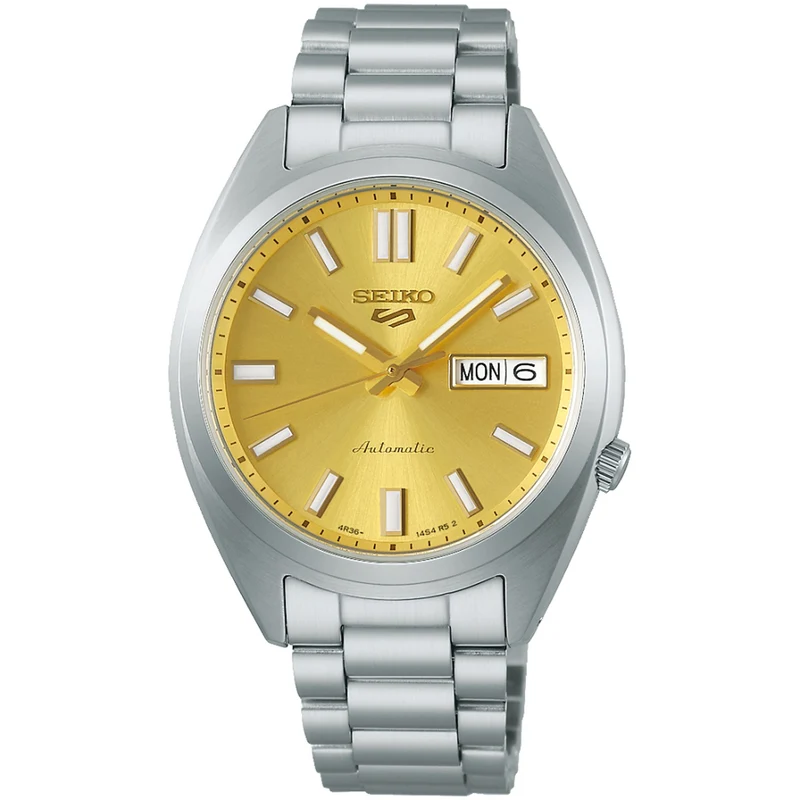 Montre Seiko 5 Sports SNXS Homme Automatique SRPL59K1 Doré Champagne