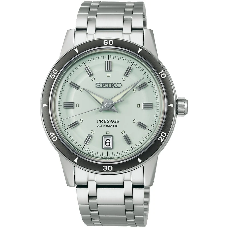 Montre Seiko Presage Homme Automatique SRPL71J1 Style 60's Vert