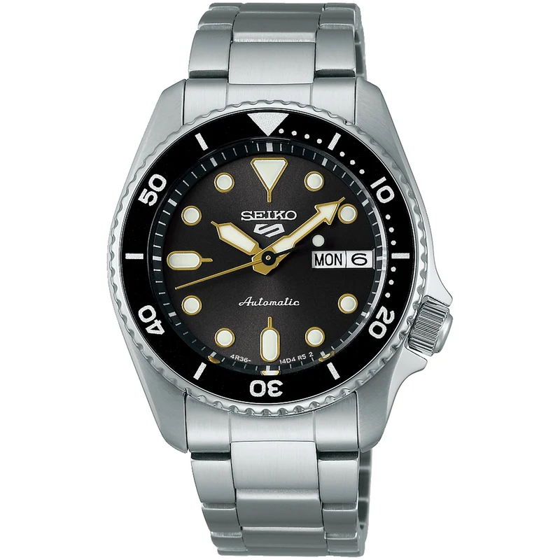 Montre Seiko 5 Sports Homme Automatique SRPL79K1 Noir 38mm