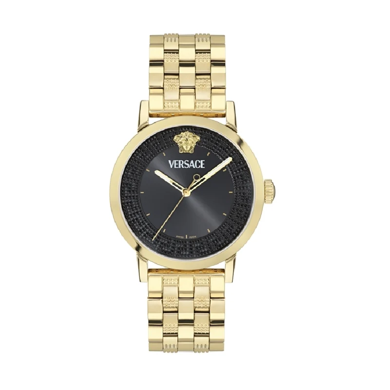Reloj Versace de hombre Albireo VE0T00525 B2 de acero y correa dorada