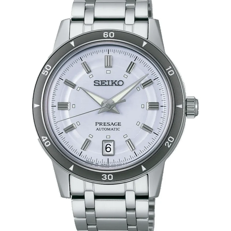 Reloj Seiko SRPL73J1 Presage Style 60's 4R35 esf azul claro b2
