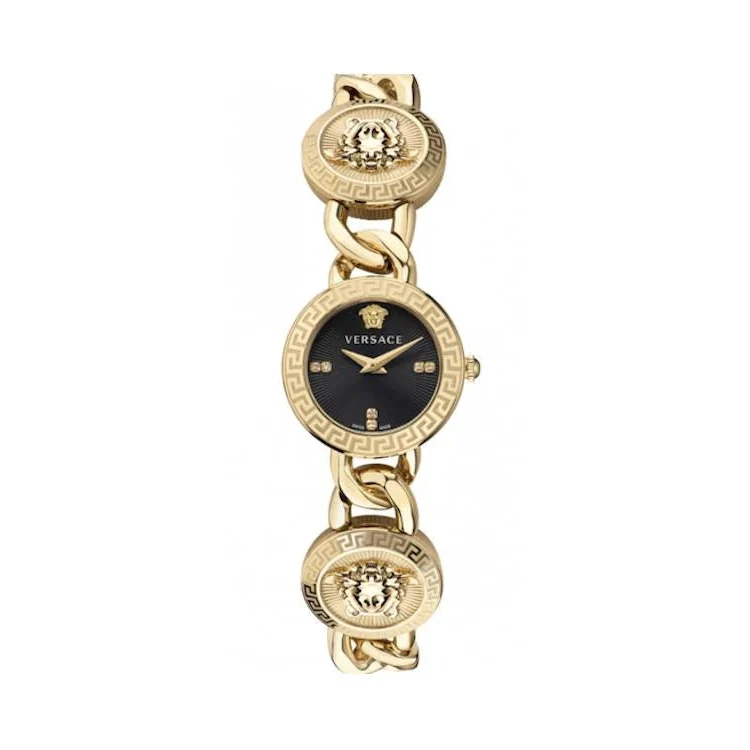 Reloj Versace Mujer VE0Q00525 B2 La Greca Acero Dorado Analógico