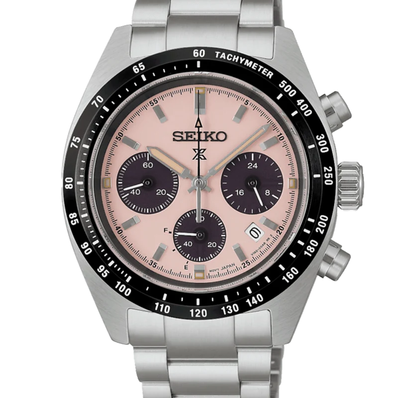 Reloj Seiko SSC963P1 Prospex Speedtimer Solar Crono Rosa b2