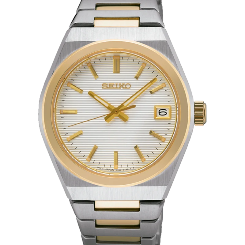 Reloj Seiko SUR578P1 Neo Classic Essentials esf blanca/dorado b2