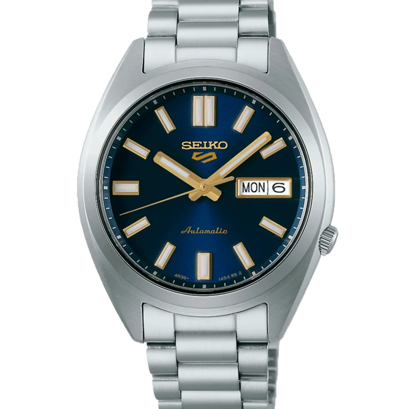 Reloj Seiko SRPL55K1 5 Sports SNXS 37,4mm Esf Azul b2