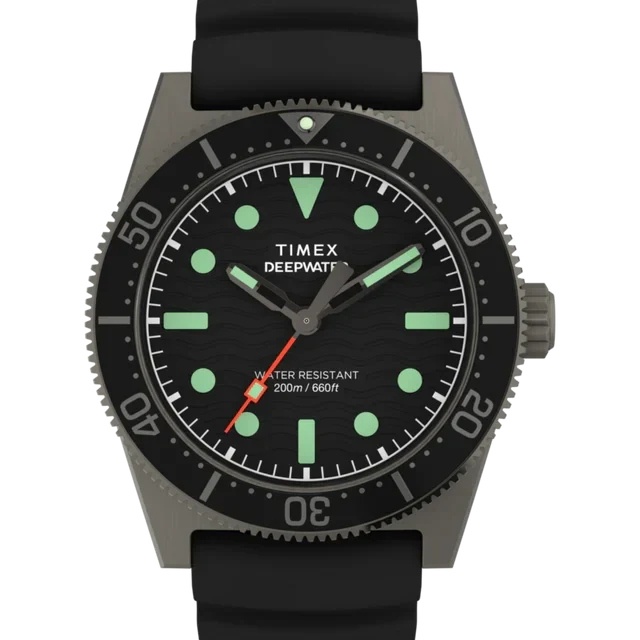 Reloj TIMEX Deepwater Reef 200 41mm con correa de caucho sintético TW2W74700