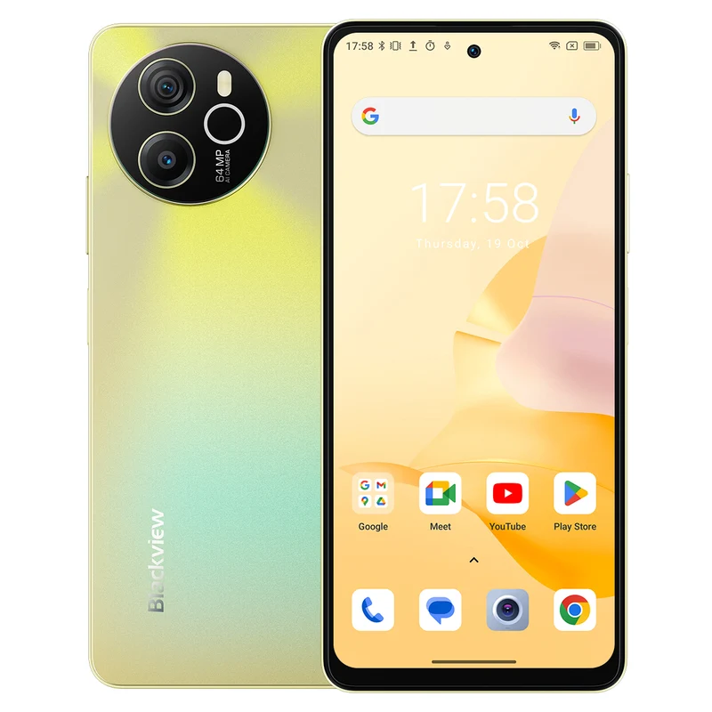 Blackview Shark 8 – Smartphone 4G MediaTek Helio G99 – Écran 6,78" 2,4K 120 Hz – 8 Go + 128/256 Go – Caméra 64 MP