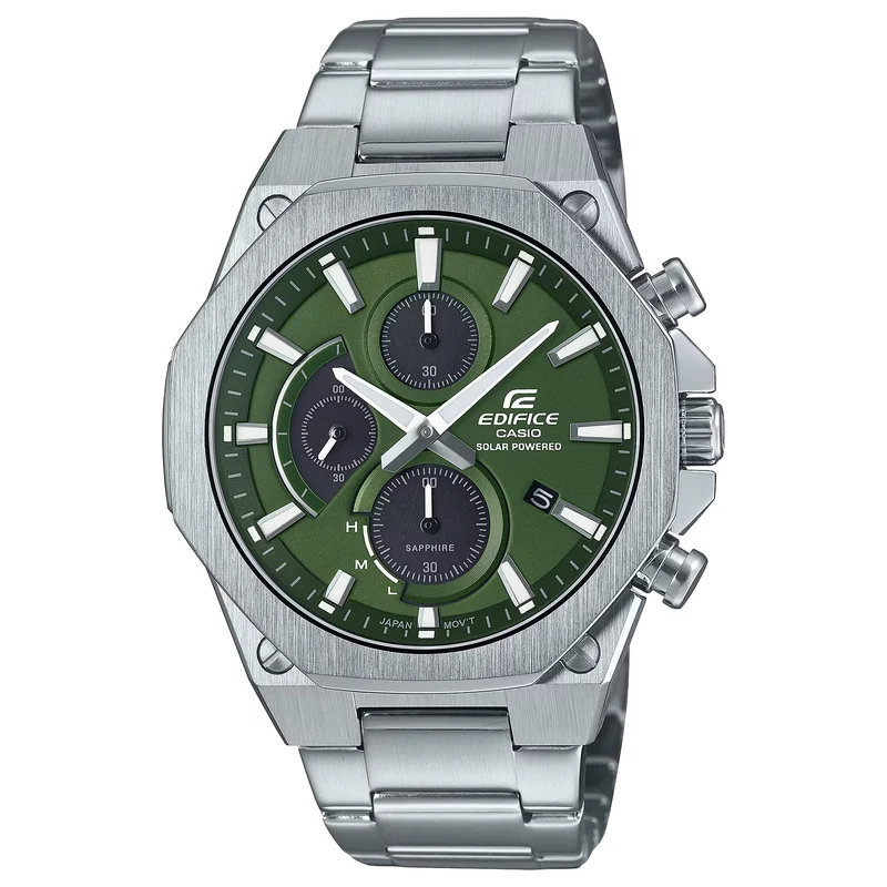 Montre Casio Edifice EFS-S570D-3A Homme Argenté Vert