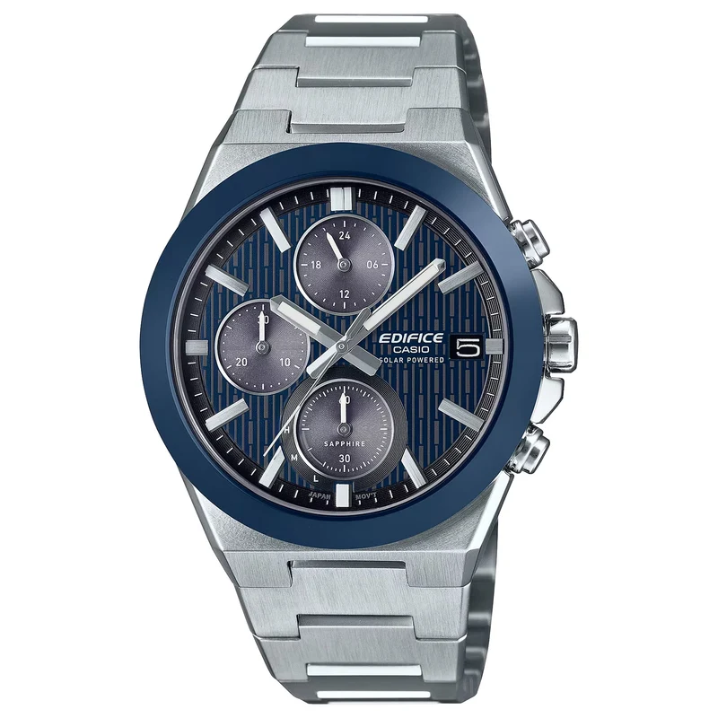 Montre Casio Edifice EFS-S650D-2A Homme Argenté Bleu