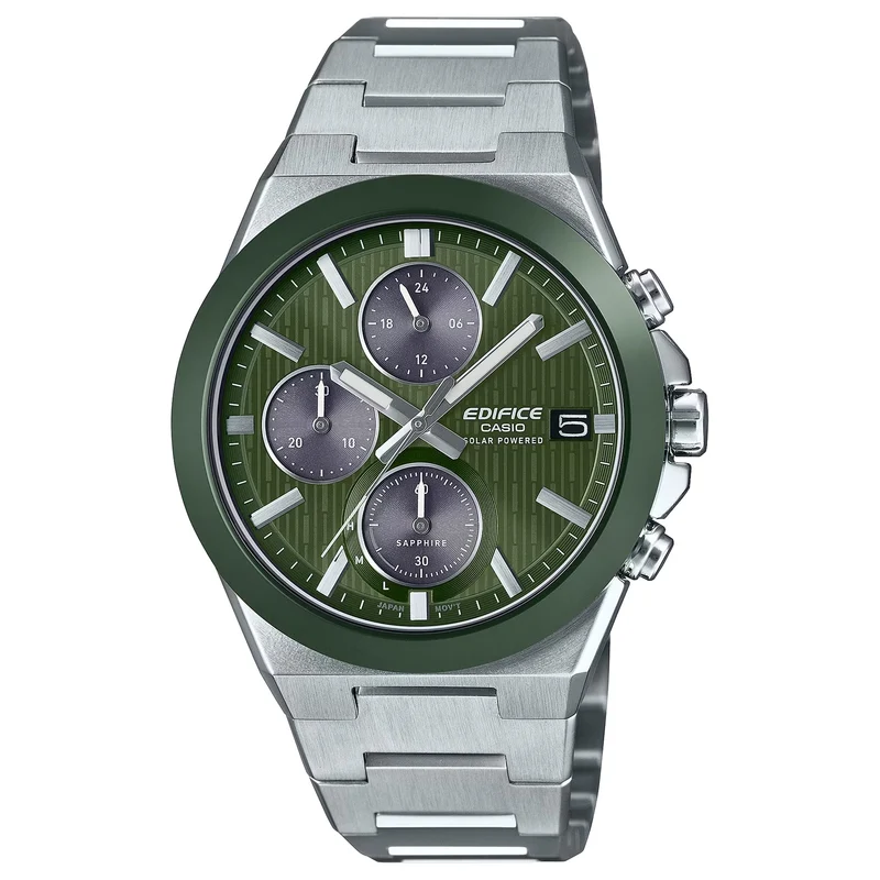 Montre Casio Edifice EFS-S650D-3A Homme Argenté Vert