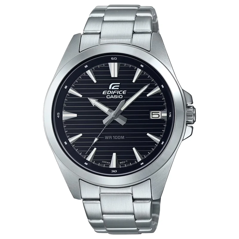 Montre Casio Edifice EFV-140D-1A Homme Argenté Noir