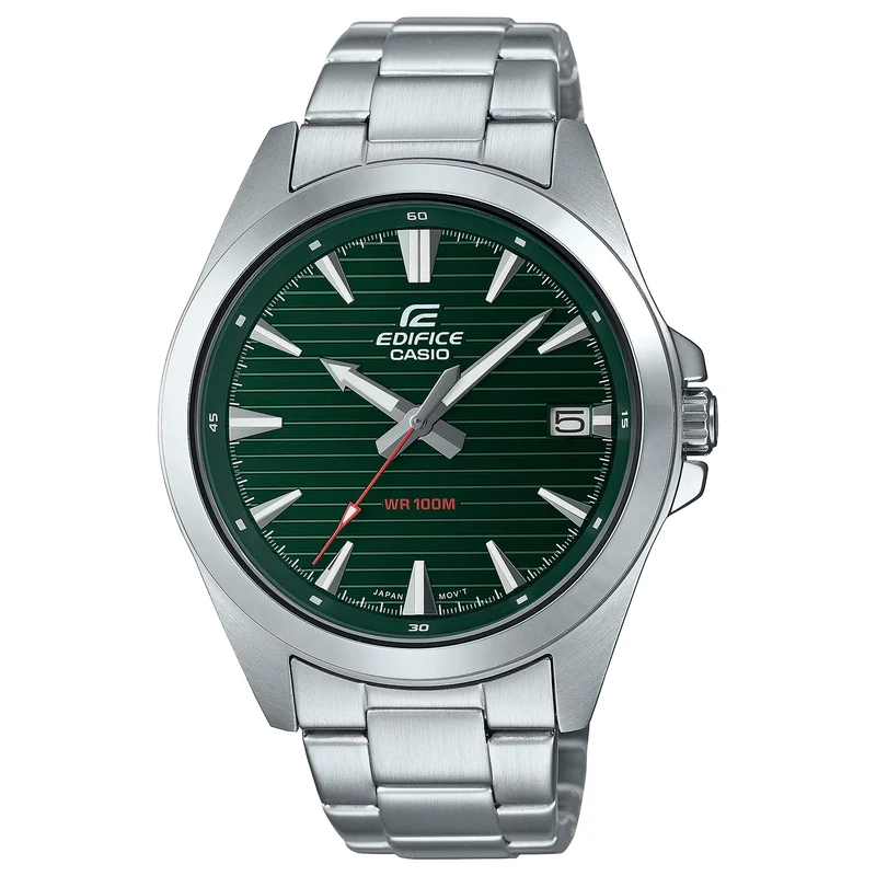 Montre Casio Edifice EFV-140D-3A Homme Argenté Vert