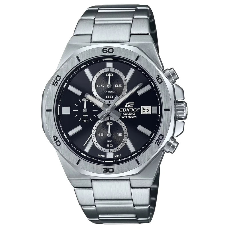 Montre Casio Edifice EFV-640D-1A Homme Argenté Noir