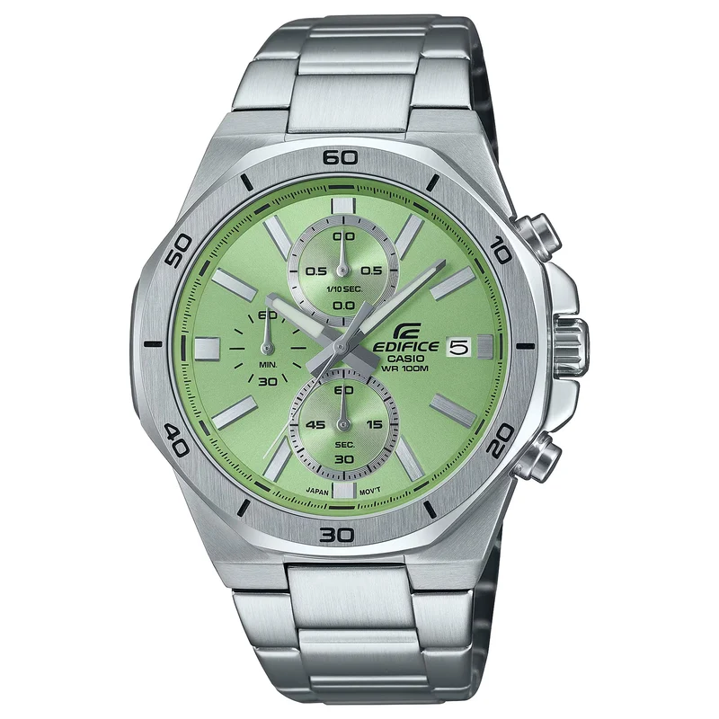 Montre Casio Edifice EFV-640D-3A Homme Argenté Vert