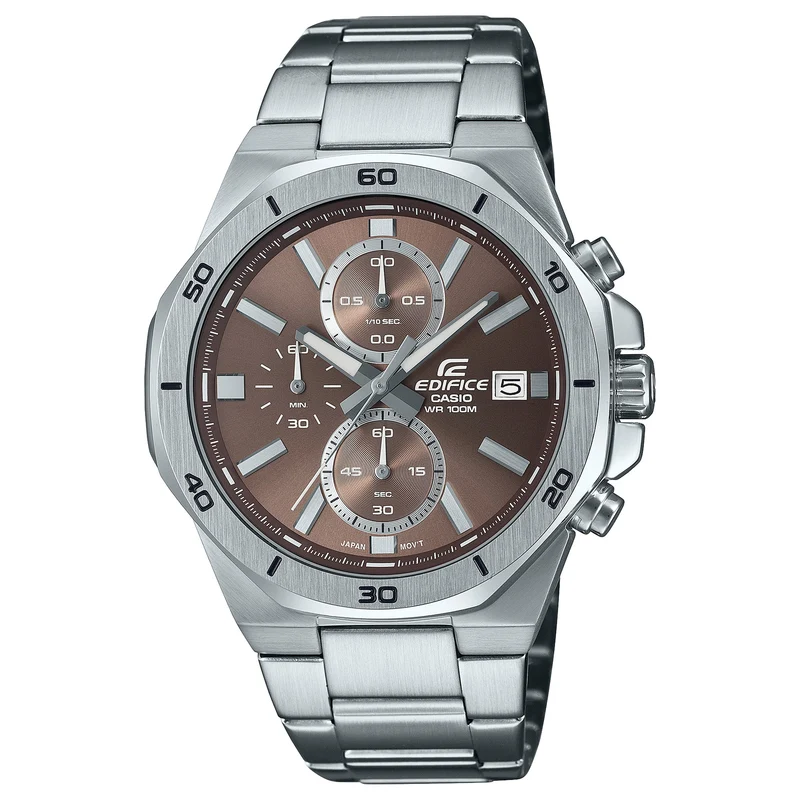 Montre Casio Edifice EFV-640D-5A Homme Argenté Bronze