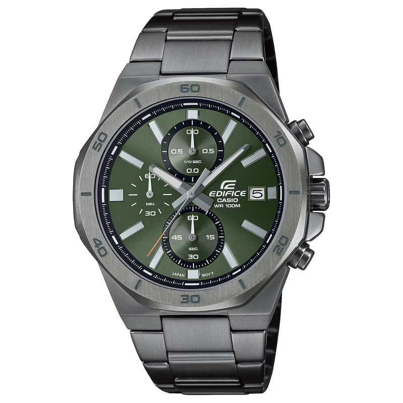 Montre Casio Edifice EFV-640DC-3A Homme Gris Vert