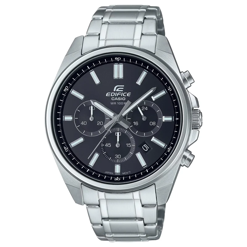 Montre Casio Edifice EFV-650D-1A Homme Argenté Noir