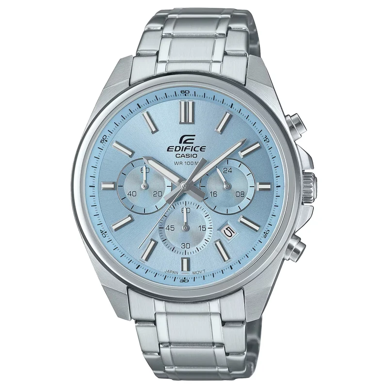 Montre Casio Edifice EFV-650D-2B Homme Argenté Bleu