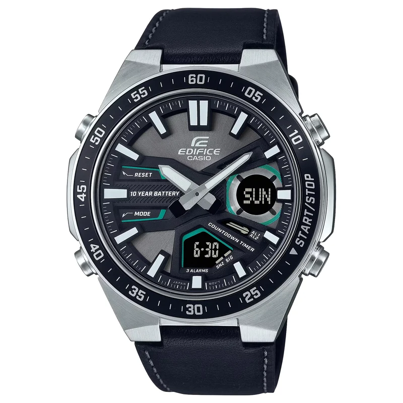 Montre Casio Edifice EFV-C110L-1A Homme Argenté Noir