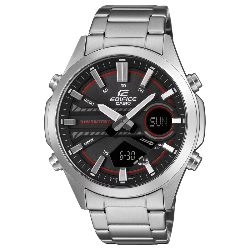 Montre Casio Edifice EFV-C120D-1A4 Homme Argenté Noir