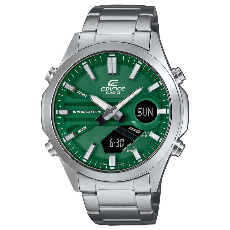 Montre Casio Edifice EFV-C120D-3A Homme Argenté Vert