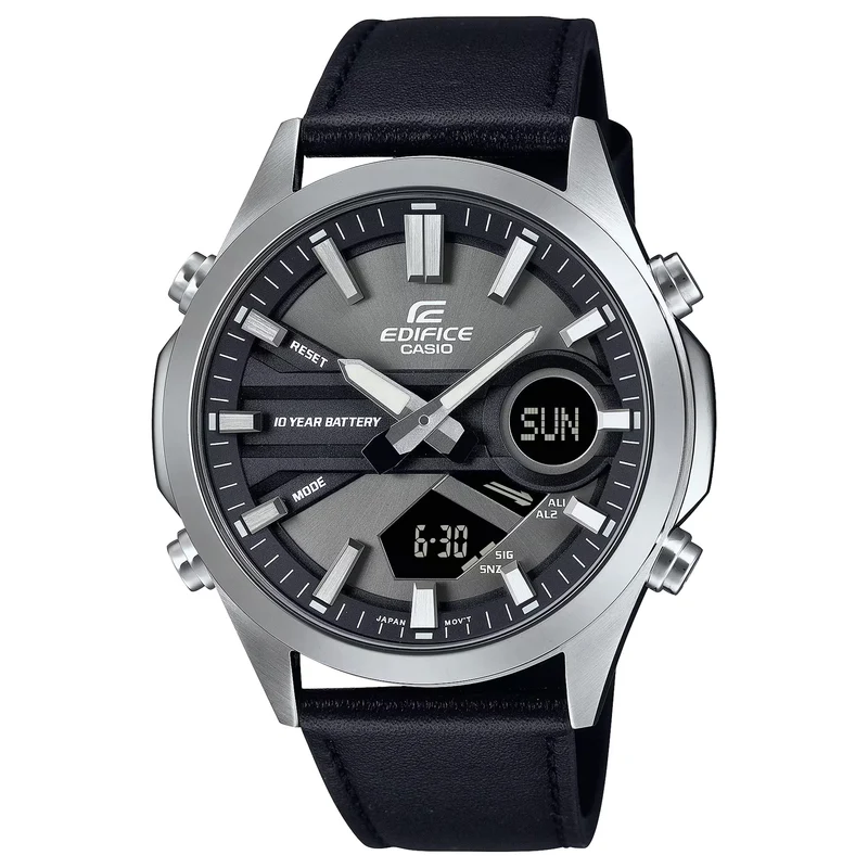 Montre Casio Edifice EFV-C120L-8A Homme Argenté Noir