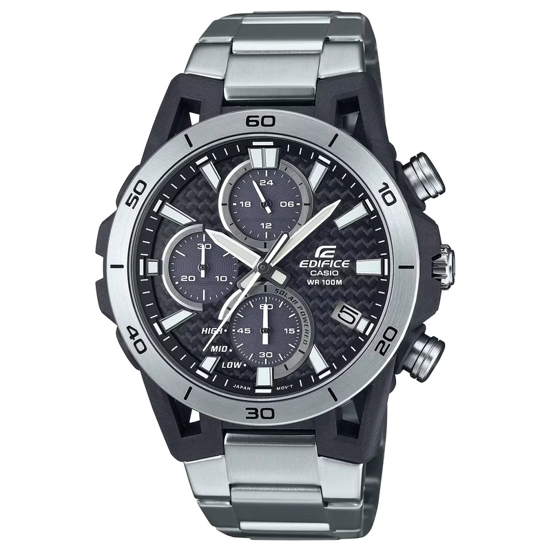 Montre Casio Edifice EQS-960D-1A Homme Argenté Noir
