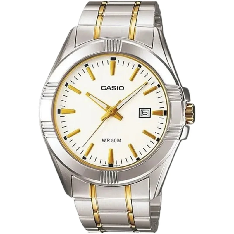 Montre Casio Homme MTP-1308SG-7A Quartz Analogique Argenté Doré
